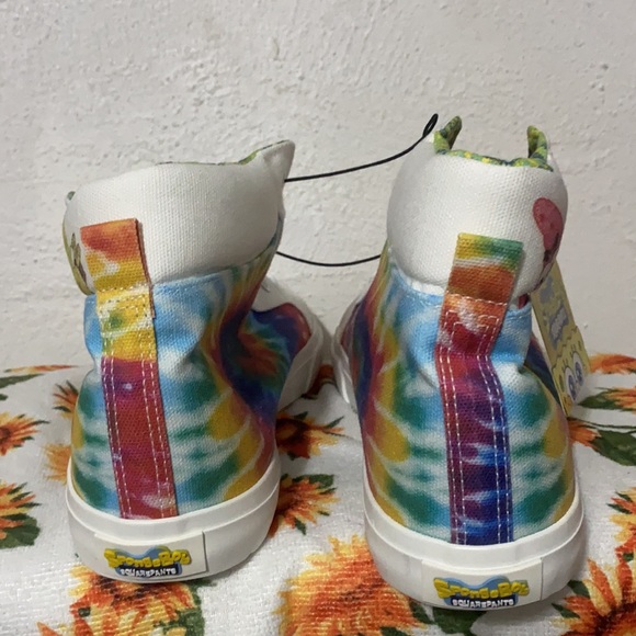 Nickelodeon/SpongeBob coat loose S+tie-dye high-tops 11+Tee szM - Picture 10 of 17